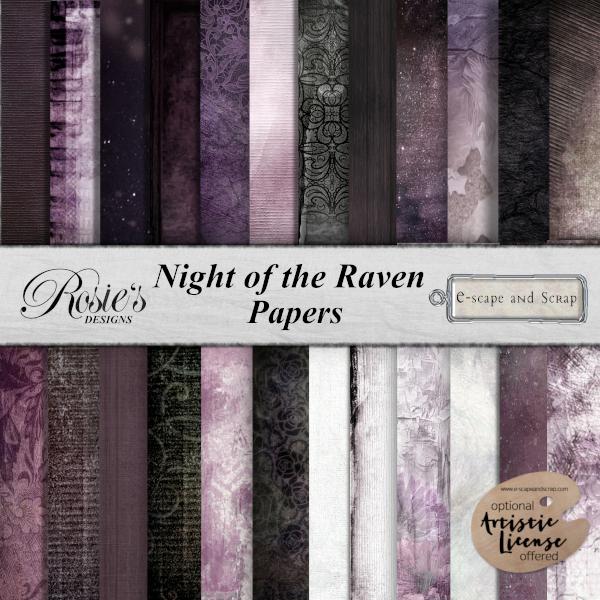Night of the Raven Papers by Rosie's Designs